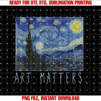 Fine and Classic Art S by Scarebabyvan Gogh Starry Night Art Matters Tee