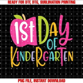 First Day Back to School Designscute 1st Day of Kindergarten Design for Teachers Tee