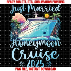 First Family Cruise for Married Couples 2025 Teehoneymoon Cruise for Matching Couples 2025 Just Married Tee