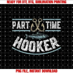 Fishermans Fishing Line Fishing Rod Shirtpart Time Hooker Fishing Tee