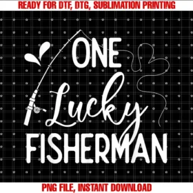 Fisherrman Matching Couple Giftsone Lucky Fisherman Couple Fishing Fishers Matching Gift Tee