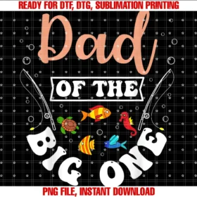 Fishing Birthday Party Appareldad of the Big One Fishing Birthday Party Bday Celebration Tee