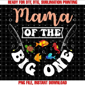 Fishing Birthday Party Apparelmama of the Big One Fishing Birthday Party Bday Celebration Tee