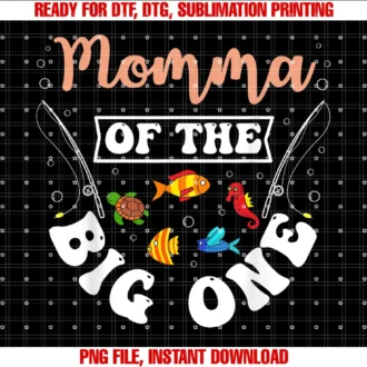 Fishing Birthday Party Apparelmomma of the Big One Fishing Birthday Party Bday Celebration Tee
