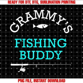 Fishing Buddiesgrammys Fishing Buddy Shirt Cute Kids Gift Tee