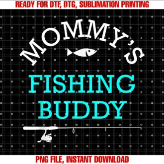 Fishing Buddiesmommys Fishing Buddy Shirt Cute Kids Gift Tee