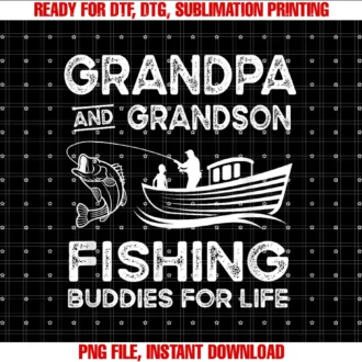 Fishing Buddy Gifts Cograndpa and Grandson Fishing Buddies for Life Gift Matching Tee