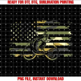 Fishing Clothingamerican Flag Camouflage Fishing Apparel Fishing Tee