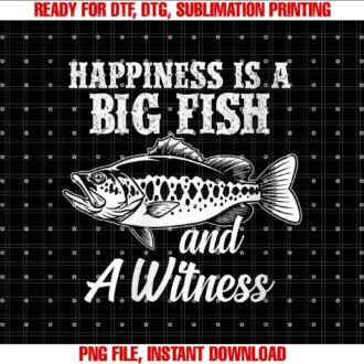 Fishing Clothingwomens Fishing Happiness is a Big Fish and a Witness Fishing Dads V Neck Tee