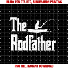 Fishing Dad Gifts Shirtsthe Rodfather Funny Fishing Dad Gift Tee