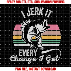 Fishing Enthusiasts Humor Lifestylei Jerk It Every Chance I Get Fishing Tee