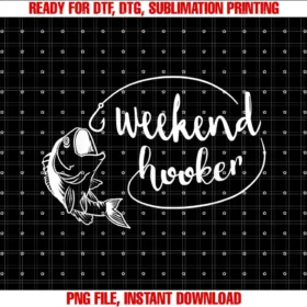 Fishing Shirtweekend Hooker Funny Fishing Tee