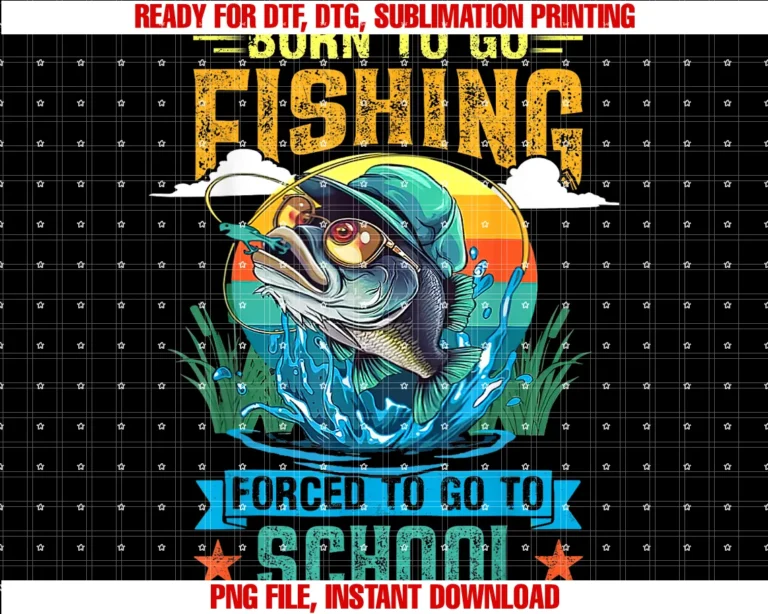 Fishing Shirts Fisherman Men Women Kids Giftsborn to Go Fishing Forced School Funny Men Women Kids Boys Tee