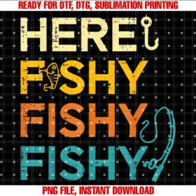 Fishing Shirts Fisherman Men Women Kids Giftsfishing Here Fishy Retro Fish Lover Fisherman Men Women Kids Tee