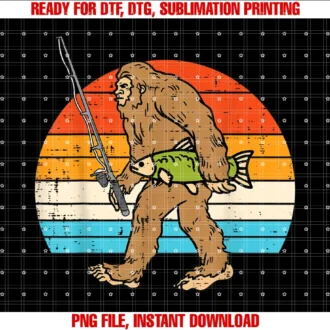 Fishing Shirts for Men Women Boys Kids Giftsbigfoot Sasquatch Fishing Retro Fisherman Men Women Kids Boy Tee