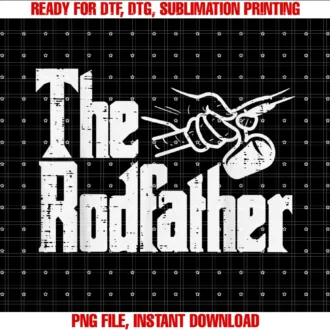 Fishing Shirts for Men Women Boys Kids Giftsfishing the Rodfather Funny Parody Dad Grandpa Papa Men Tee