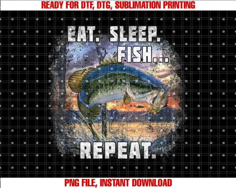 Fishing Shirts Three Peaks Direct Llceat Sleep Fish Repeat Bass Fishing Funny Gifts Tee