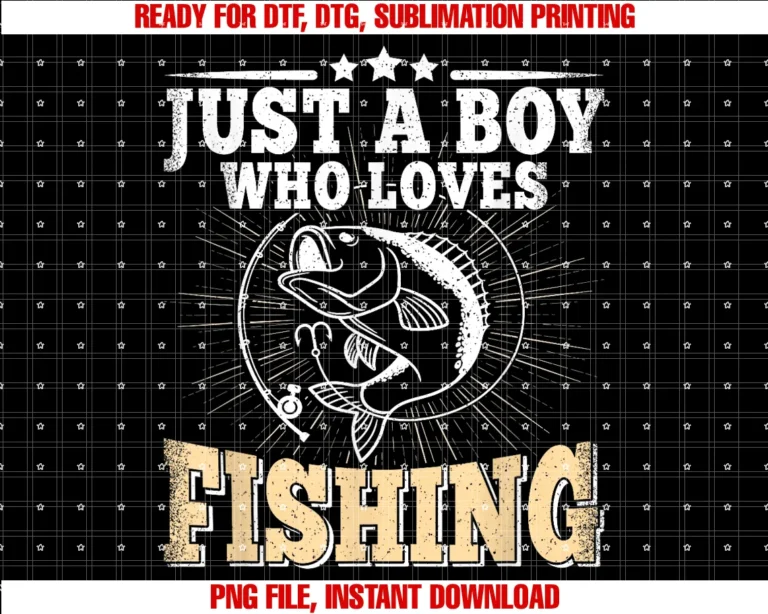 Fishing Stuff Apparel Men Women Boys Girls Kidsjust a Boy Who Loves Fishing Funny Bass Fish Fisherman Tee