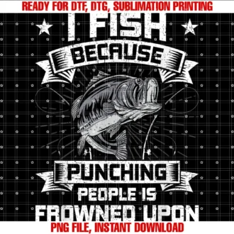 Fishing Therapy Fisherman Gift Coi Fish Because Punching People is Frowned Fly Fishing Tee