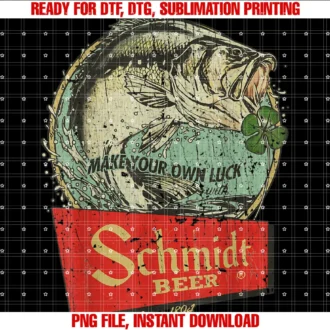 Fishing Vintage Beer Make Your Own Luck 1894fishing Schmidt Beer Make Your Own Luck 1894 Vintage Tee