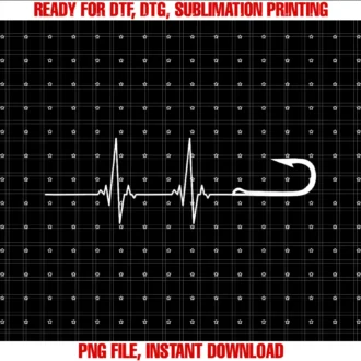 Fishing Giftsfishing Hook Heartbeat Tee