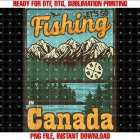 Fishing in Canadalets Go Fishing in Canada Canada Fishing Tee