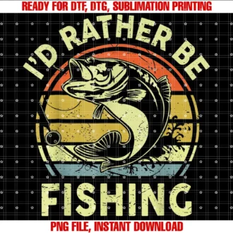 Fishing Lover Teeid Rather Be Fishing Fly Bass Fish Funny Fisherman Dad Tee