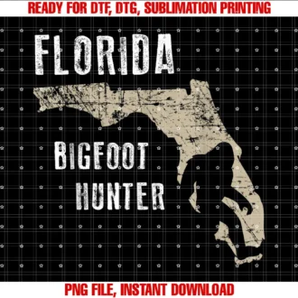 Florida Bigfoot Hunterfunny Sasquatch Gift Tee