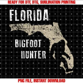 Florida Bigfoot Hunterfunny Sasquatch Gift Tee