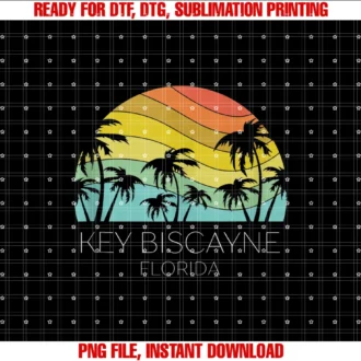 Florida Key Teeskey Biscayne Florida Beach Retro Souvenir Summer Keys Surf Tee