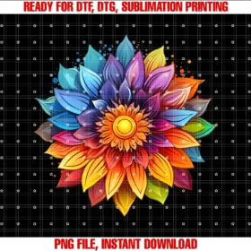 Flower Floralsunflower Design for Women Men Flower Graphic Tee Tee