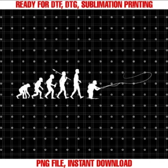 Fly Fishing All Dayevolution of Man Fly Fishing Tee