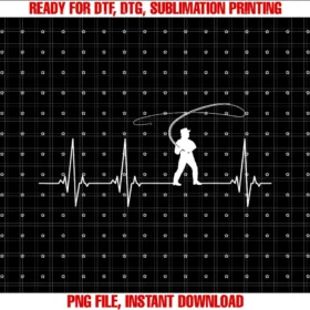 Fly Fishing Giftsfly Fishing Heartbeat Tee