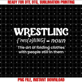 Folding Clothes Wrestlerwrestling Definition Folding Clothes Wrestler Tee