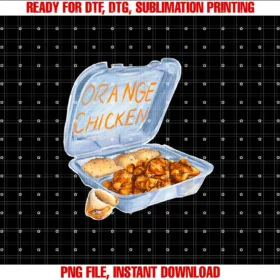 Food Lover Outfitorange Chicken Foodie Aesthetic Gifts Cloth Tee