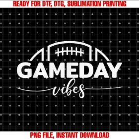 Football Game Day Apparelgame Day Vibes Football Cute Football Top Tee