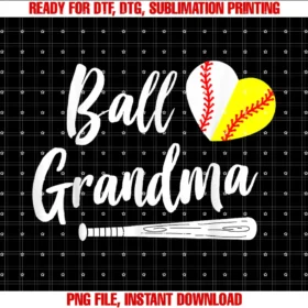 Forme Groãÿelternhemdengrandma Baseball Softball Grandma Tee