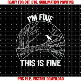 From Horror Tvthis is Fine From Horror Tv Design Scary Show Tee