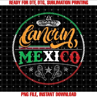 Fun Mexico Designs for Mexican Riviera Touristsawesome Cancun Mexico Men Women Girls Boys Holiday Travel Tee
