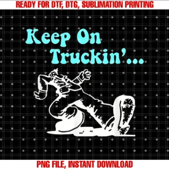 Funky Keep on Truckin Retro Vibes Tee