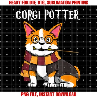 Funny Animal Lovers Apparelcorgi Potter for Corgi Lovers Funny Pawter Dog Tee