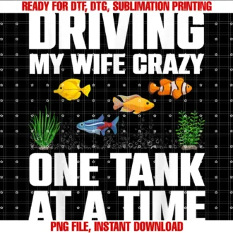 Funny Aquarium Gift Fish Tank Accessories Stuffcute Aquarium Art for Husband Men Fishbowl Fish Tank Lover Tee
