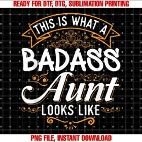 Funny Auntie Shirts Niece Nephew Christmas Giftsthis is What a Badass Aunt Looks Like Soon to Be Auntie Tee Tee