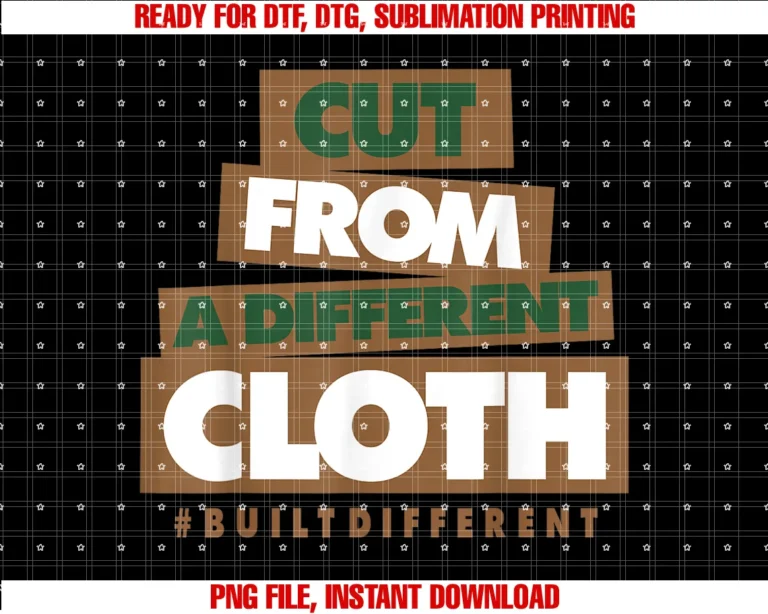 Funny Cut From a Different Cloth Tee Shirtcut From a Different Cloth Built Different Tee