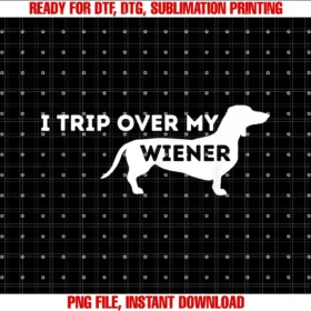 Funny Dachshund Shirtsi Trip Over My Wiener Dachshund Lover Badger Dog Tee