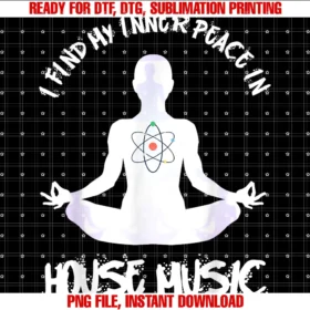 Funny Dance Music Lover Giftsfunny House Music Find My Peace in House Music Tee