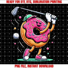 Funny Donut Golf Golfing Food Apparelfunny Donut Golfing Golfer Food Champ Sports Golf Donut Tee