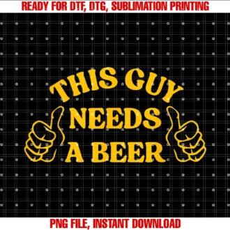 Funny Drinking This Guy Needs a Beer Teefunny Drinking This Guy Needs a Beer Tee