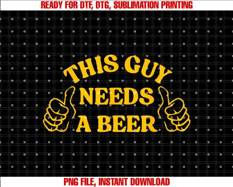 Funny Drinking This Guy Needs a Beer Teefunny Drinking This Guy Needs a Beer Tee