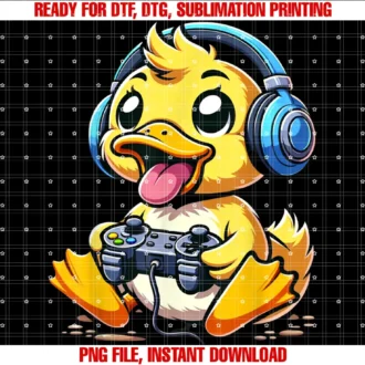 Funny Duck Gamer Video Game Apparelfunny Duck Gamer Gaming Ducks Video Game Black Tee